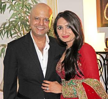 Naved Jaffrey with wife at Bonny Duggal's party to honour Director Priyadarshan