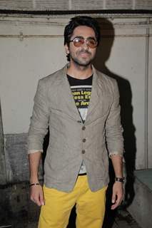 Ayushman Khurana at Vicky Donor special screening hosted by John Abraham at PVR