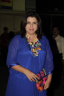 Farah Khan at Vicky Donor special screening hosted by John Abraham at PVR