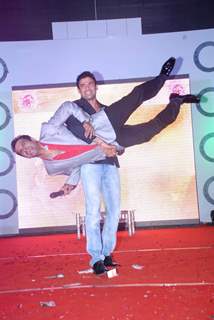 Sangram Singh and Nikhil Dwivedi at Sailor Today Awards