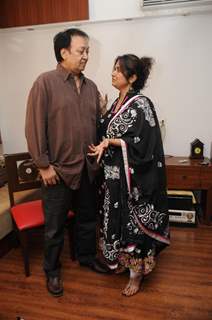 Bhupinder and Mitali Singh at rehersal for the upcoming music album 'Aksar' in Mumbai