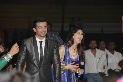 Jay Bhanusali and Saumya Tandon at Dance India Dance Season 3 Grand Finale in Mumbai