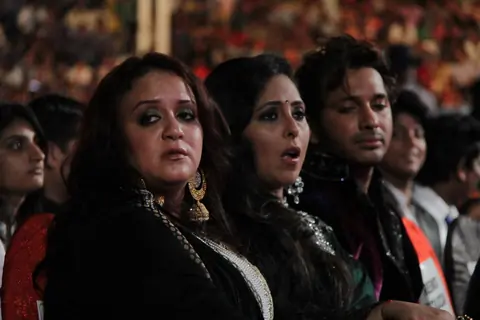 Geeta Kapoor and Terence Lewis at Dance India Dance Season 3 Grand Finale in Mumbai