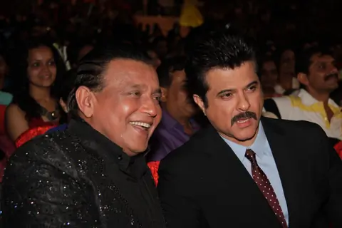 Mithun Chakraborty and Anil Kapoor at Dance India Dance Season 3 Grand Finale in Mumbai