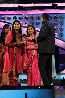 Mithun Chakraborty at Dance India Dance Season 3 Grand Finale in Mumbai