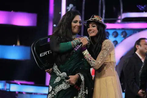 Geeta Kapoor and Rajasmita Kar at Dance India Dance Season 3 Grand Finale in Mumbai