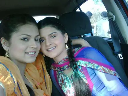 Drashti Dhami with Trishikha Tripathi