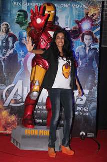 Sushma Reddy at the film premiere of 'Avengers' at PVR