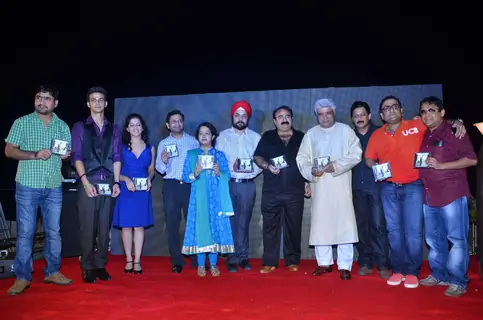 Javed Akhtar at the music launch of film 'Yeh Khula Aasmaan' at Ramada. .