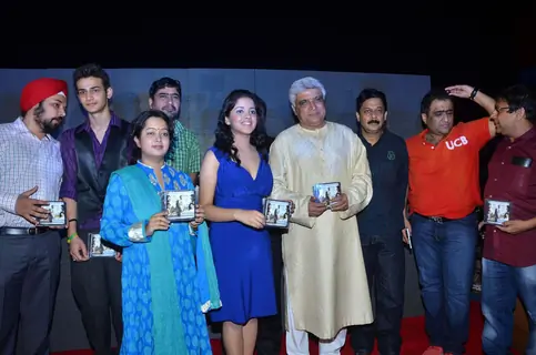 Javed Akhtar at the music launch of film 'Yeh Khula Aasmaan' at Ramada. .