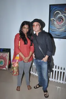 Vinay Pathak inaugurates Art Show by Varsha Vyas & Neeta Pathare at Nehru Centre in Worli, Mumbai