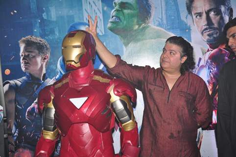 Sajid Khan at Avengers Premiere At PVR Juhu, Mumbai