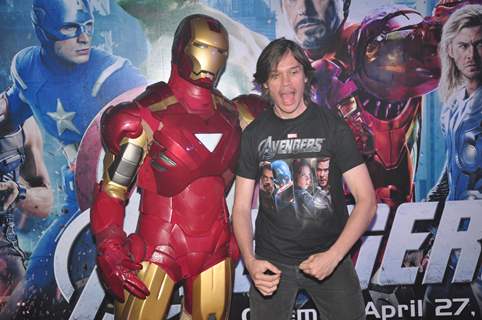 Luke Kenny at Avengers Premiere At PVR Juhu, Mumbai