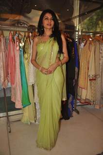 Bhagyashree launches her own collection at Juhu in Mumbai