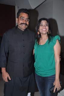 Ashutosh Rana and Renuka Shahane at success bash of film 'Hate Story'