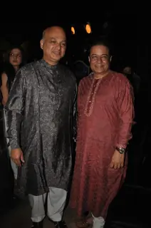 Anup Jalota at Launch of Bhupinder-Mitali Singh-Gulzar's album 'Aksar'