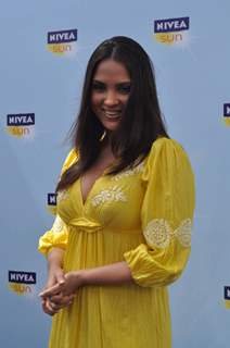 Lara Dutta at Launch of NIVEA Sun in India