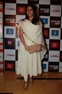 Konkona Sen Sharma at 'Life Ki Toh Lag Gayi' premiere at Cinemax, Mumbai