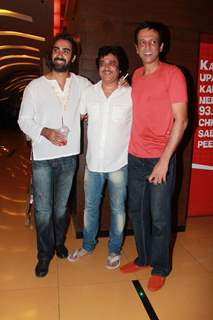 Ranvir Shorey, Manu Singh and Kay Kay Menon at 'Life Ki Toh Lag Gayi' premiere at Cinemax, Mumbai