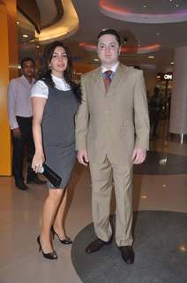 Gautam Singhania and Nawaz Singhania at Raymonds women's store launch