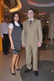 Gautam Singhania and Nawaz Singhania at Raymonds women's store launch