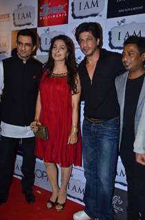 Sanjay Suri, Shahrukh Khan, Onir and Juhi chawla at 'I Am' success bash