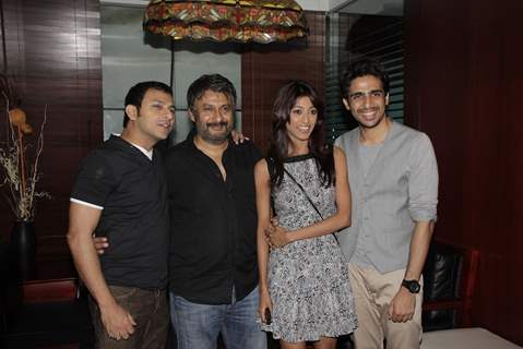 Joy Sengupta, Vivek Agnihotri, Gulshan Devaiya and Paoli Dam at Hate Story Movie Success Party