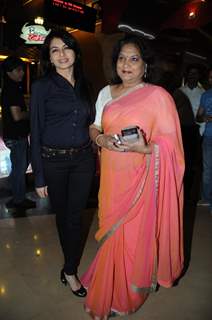 Bhagyashree and Nisha Sagar at Premiere of film Tezz