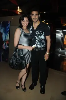 Deepshika and Kaishav Arora at Premiere of film Tezz