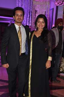 Raghav Sachar and Amita Phatak at Sunidhi Chauhan and Hitesh Sonik Wedding Reception Ceremony