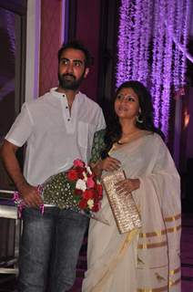 ranvir Shorey with Konkona Sen Sharma at Sunidhi Chauhan and Hitesh Sonik Wedding Reception Ceremony