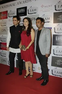 Sanjay Suri, Juhi Chawla and Onir at 'I Am' National Award winning bash