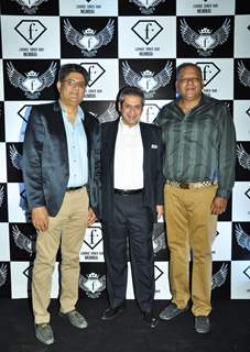 Mr Yuvraj Chawla, Mr Rajan Madhu and Mr Puneet Nath at the Launch Party of F Lounge