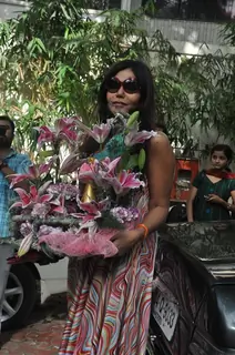 Nisha Jamwal at Shilpa Shetty Baby Shower function