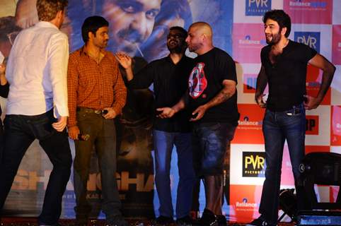 Vishal Dadlani, Dibakar Banerjee, Shekhar Ravjiani, Emraan Hashmi at Sanghai Music Launch