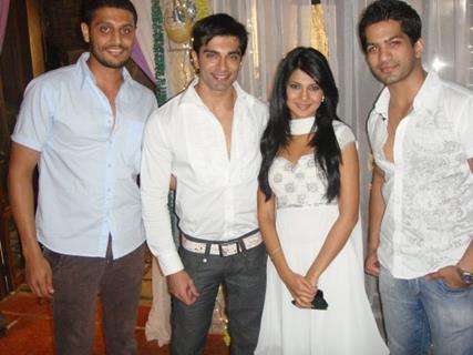 Karan Singh Grover, Jennifer Winget and Amit Tondon