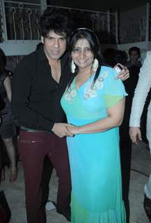 Rajiv Khinchi & Anu at Sufzal Saleem's birthday bash