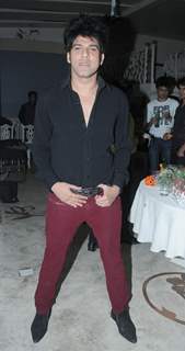 Rajiv Khinchi at Sufzal Saleem's birthday bash