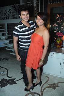 Aditya Singh Rajput with Shabnam at Sufzal Saleem's birthday bash