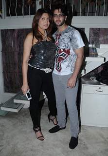 Vinit and Meenaxi at Sufzal Saleem's birthday bash