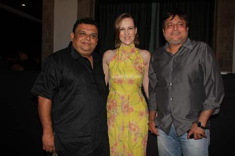 Suzanne Bernert, Atul Parchure and Manoj Joshi at Film Love Recipe Music Launch