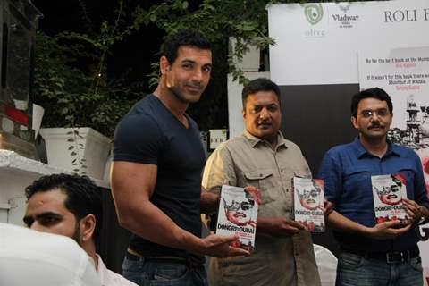 John Abraham & Sanjay Gupta launch book Dongri to Dubai by Hussain Zaidi