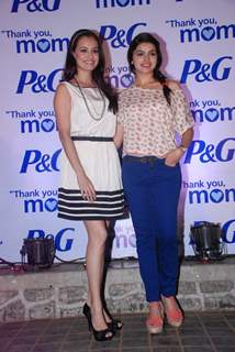Dia Mirza and Prachi Desai at P & G Mom's day event in Bandra, Mumbai. .