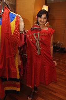 Deepshika at the new collection unveiling of designer Anita More