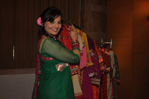 Deepshika at the new collection unveiling of designer Anita More