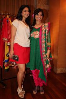 Akruti Mistry & Deepshika at the new collection unveiling of designer Anita More