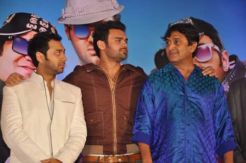 Hiten Paintal, Mimoh Chakraborty and Mahesh Manjrekar at Film Tukkaa Fitt first look launch
