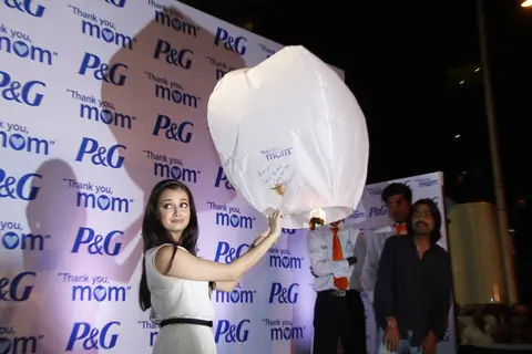 Dia and Prachi at P&G Mother's day event at Bandra in Mumbai