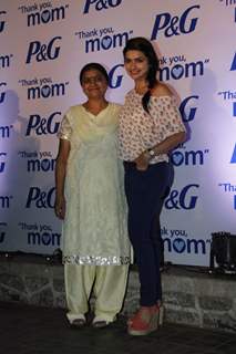 Dia and Prachi at P&G Mother's day event at Bandra in Mumbai