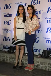 Dia and Prachi at P&G Mother's day event at Bandra in Mumbai